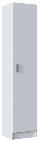 Miroytengo Armario Auxiliar Alto Multiusos Cocina Despensa Lavanderia 1 Puerta 37x180 cm