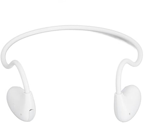 Annadue Open Ear Headphones, Clear Sound Quality Bluetooth V5.3 EDR Open Ear Headphones,Waterproof On Ear Sports Headset for Running Cycling Hiking Driving (White)