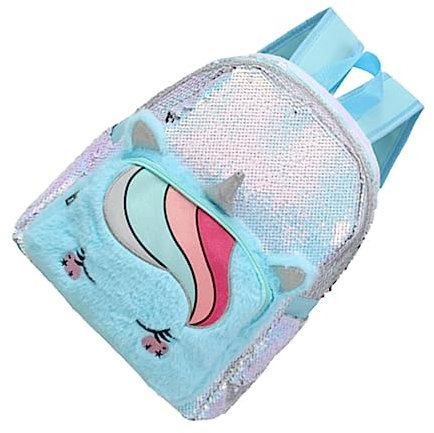 COLLBATH Rucksack Mit Einhorn-design Und Pailletten Süßer Schulranzen Für Mädchen Für Schule Und Freizeit Einstellbare Träger Strapazierfähig Und Geräumig