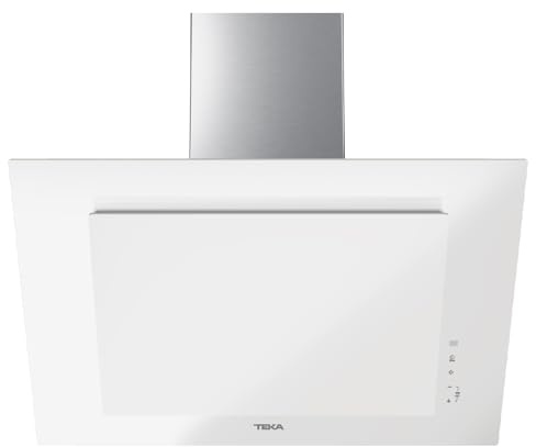 TEKA Campana Decorativa Vertical 70 cm, A+++, Función FreshAir, Extracción Perimetral, 3 Velocidades + Intensiva, Motor EcoPower, Blanco, Modelo 112930059