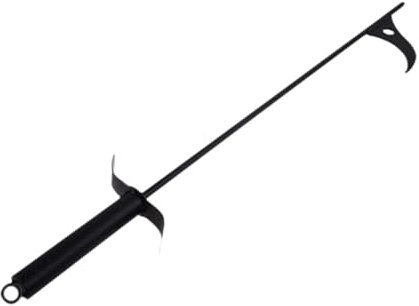 F Fityle Attizzatoio per braciere in Ferro Accessori pratici per caminetti Attizzatoio Multifunzione per Campeggio, Picnic, Escursionismo, Barbecue, falò, B