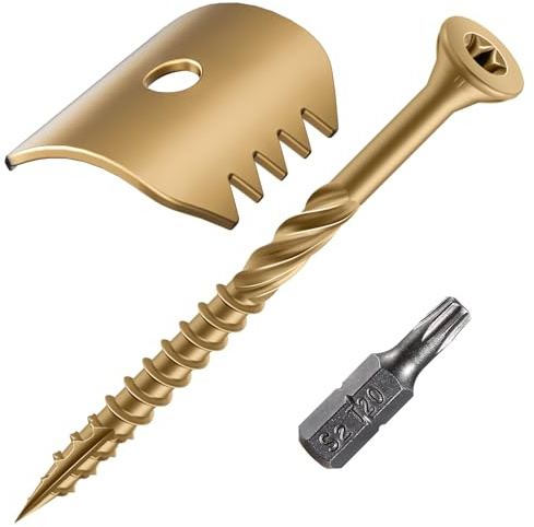 Cork cat Claw Fasteners,1-5/8 200PcsRust Resistant, Exterior Epoxy Coated, Reusable Wire Fence Staples Screws for Mesh and Woven Fencing