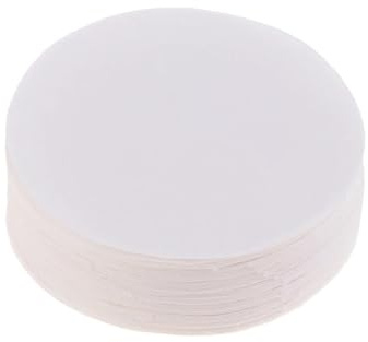 XUWEWI Filtres à Café Lot de 1000 filtres à café Ronds en Papier for cafetière, Filtre à café, Outils(White,6.0cm)
