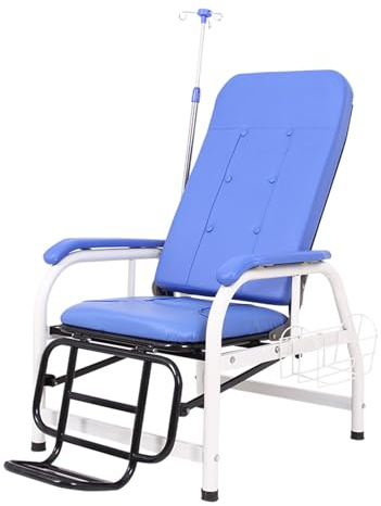 Fauteuil inclinable Phlébotomie avec accoudoir réglable pour cliniques médicales et laboratoires