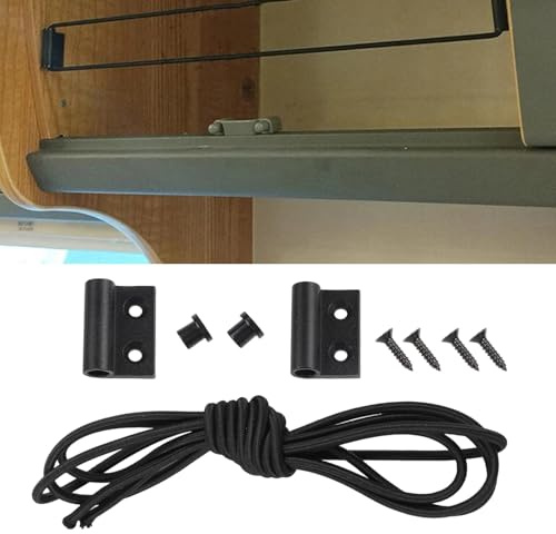 NINMORTH pour RV Filet de rangement élastique anti-chute pour placard, camping-car, yacht et camping, sangle de tension réglable