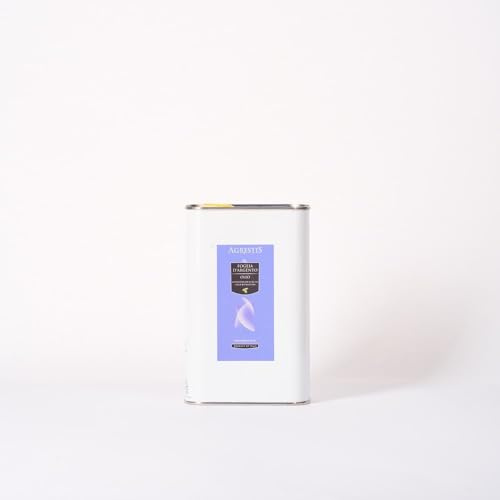 10 x 1 L - Foglia D’Argento - Olio Extravergine di Oliva - Estratto a Freddo - Prodotto Tipico Siciliano - Latta da 1 L - Agrestis