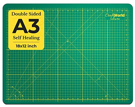 Schneidematte zum Nähen und Basteln, 30,5 x 45,7 cm, stabile rotierende Schneidematte mit selbstheilender, rutschfester Oberfläche, perfektes Handwerk, Stoffschneidebrett zum Quilten und Nähen, große