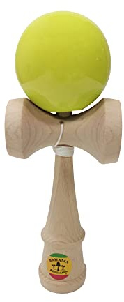 Das original Bahama Kendama Solides Kendama (gelb)
