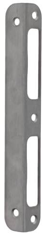ToniTec Winkelschließblech Zimmertür Schließblech gleichschenklig 170×20×20 mm Türschliessblech Edelstahl links rechts verwendbar
