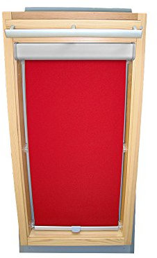 Easy-Shadow - Abdunkelungsrollo Rollo mit Blende für Velux DKL/DKU/RHL/RHU-EP GGU,GPU,GHU,GTU 308 weinrot // Maßanfertigung