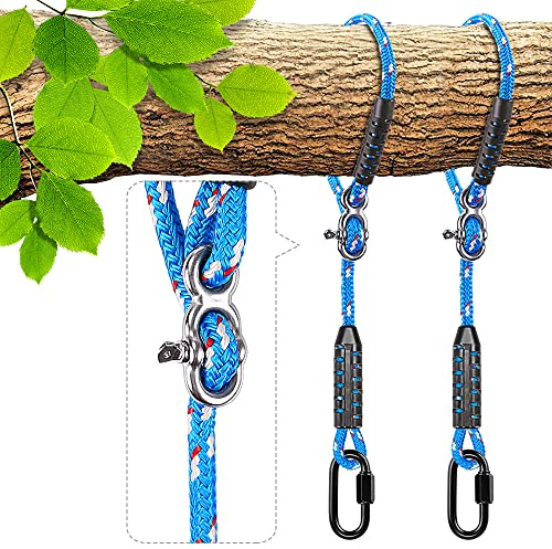 BeneLabel Schaukel Baumbefestigung 200cm Verstellbar Seil/2/Blau