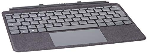 Microsoft Clavier Type Cover Surface Signature - Clavier AZERTY français - Gris Anthracite (Alcantara) - Compatible avec Surface Go 2 et 3