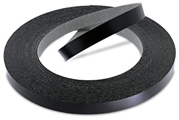 WoodPress® 19mm Matt Black Melamine Pre-Glued Veneer Edging Tape – 50m Trade Roll – Iron-On Wood Application