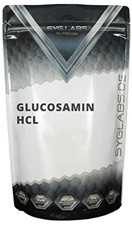 Glucosamin HCL - 1000g reines Glucosamin HCL Pulver - hochdosiert aus pflanzlicher Fermentation - 1kg vegan - Premium Qualität