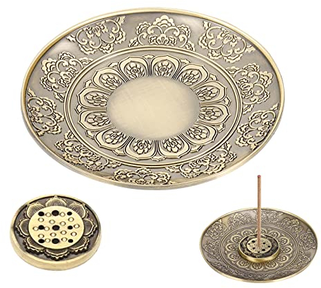 Porta Incenso Loto, Bruciatore Lotus Censer, Bruciatore Incenso Lotus ideale per sala yoga, sala meditazione e soggiorno