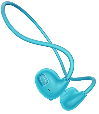 COMBLU Bone Conduction Headphones, Open Ear Wireless Bluetooth 5.2 Headphones with Mic, Quick Stable Connection, IPX5 Sweatproof for Sports Running Fitness(Blue