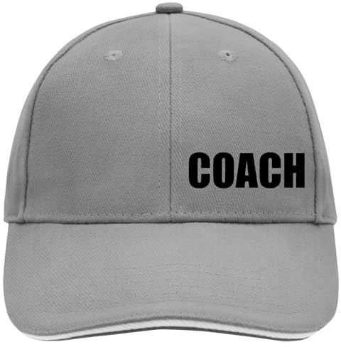 Huuraa Cappy Mütze Coach Training Geschenk | Baseballkappe Basecap Kappe Geschenkidee Unisex Baseball Cap