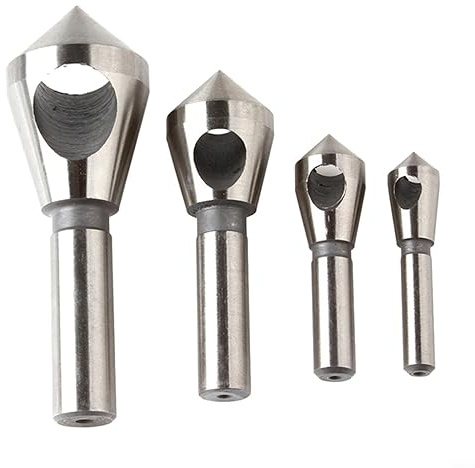4Pcs Senker Entgraten Bohrer Set Für Holz Kunststoff Aluminium