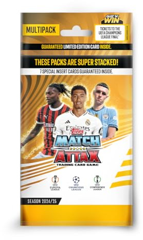 Topps UEFA Champions League Match Attax 24/25 Trading and Collectible Card Game - Multipack