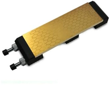 Titanium Diamond Whetstone Double Sided 400 and 1000 Grits with Size 200 * 70 * 8mm Knife Sharpening Stone with Holder