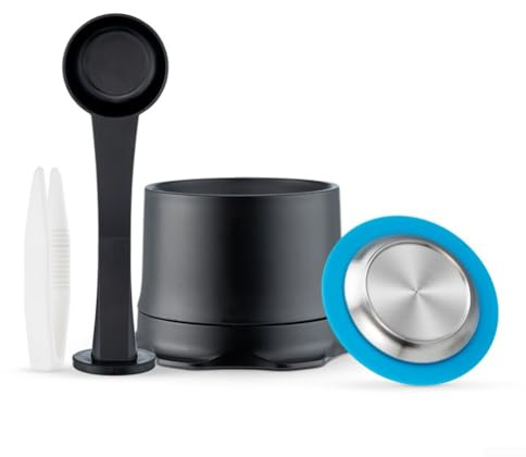 Zenius Capsule de café réutilisable en acier inoxydable pour une expérience de café riche et délicieuse (C)
