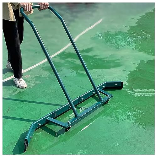 Barredora profesional de agua de lluvia de aluminio, cuchillas de espuma, escobilla de goma para cancha de tenis, removedor de agua de suelo duro para estacionamientos/canchas de baloncesto