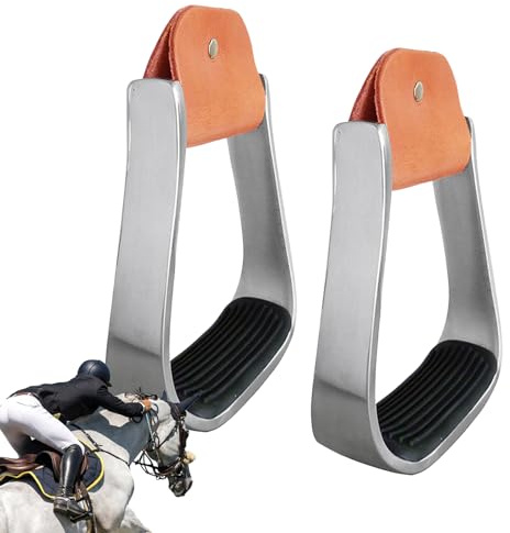 Estribos de Estilo Western Equipo de Aluminio con Amortiguación