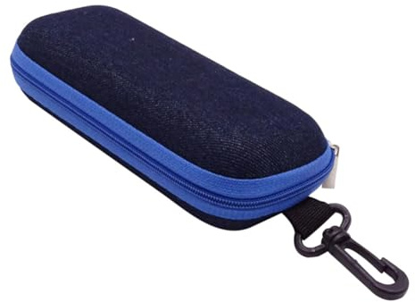 LRXIYODE Kazoo Träger aus Strapazierfähigem Eva mit Reißverschluss Kompakte Aufbewahrungsbox mit Rillen Design Stoßfest für Reisen und Platz unter Sitz Fasst 2 Kazoos Zufällige Farbe