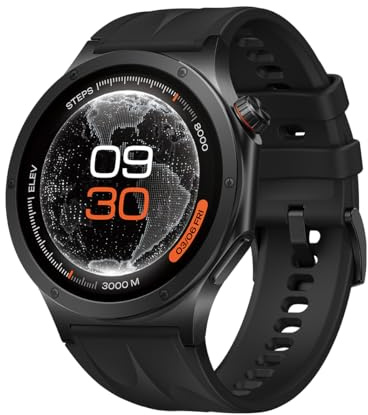 OnePlus Smartwatch 4 Smartwatch 47 mm 32 GB ROM 2 GB RAM Bluetooth NFC GPS Orologio intelligente 646 mAh fino a 16 giorni di batteria, 1,5 LTPO OLED 3000 nits Snapdragon W5 Wear OS 6.0 IP69 5ATM