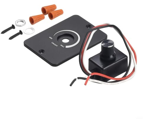 Interruptor de atenuación PWM de 12 V para lado alto CC 12-24 V regulador de luz para RV, barco, caravana, camión, controlador de tira halógena LED 4A, carcasa de PC sin parpadeo