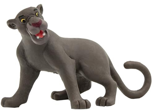 Bullyland Baghira Panther Spielzeug Figur Disney Dschungelbuch 12377 | Spielzeug Figur, Dekoration und Geschenk, für Kinder ab 3 Jahren, detailgetreu, Walt Disney