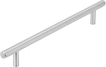 SIRO Möbelgriff Lohne, Schlicht, Edelstahl - Edelstahl fein geschliffen, 248 mm x 10 mm x 30 mm, LA 192 mm, 1407-248N1