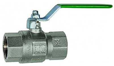RIEGLER 103412-3350.707 Trinkwasser-Kugelhahn, Handhebel, IG/IG, MS verchromt, Rp 1 1/2, 1Stk