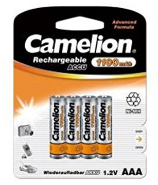 4 x Akku Batterie Camelion AAA 1100mAh kompatibel mit Festnetz Telefon Siemens Gigaset SX550i, S67H, SX810 ISDN, A220, AS285, A510 Duo, S810,455X, CX610 ISDN, S79H C300, A285, S810H,