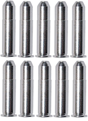 Pufferpatronen .22 LR lfb Aluminium (10 Stück) - Snap Caps Kaliber 22 | Wiederverwendbare Dummy Rounds für sicheres Trockentraining, Ladeübung und Waffenpflege .