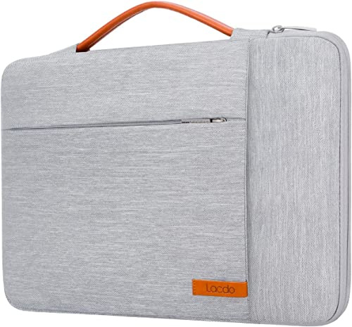 Lacdo 360° Protection Housse Ordinateur Portable pour 13 New MacBook Air M5 A3449 2026, M4 A3240 2025/M3 A3113/M2 A2681/M1 A2337, 13 MacBook Neo A18 Pro A3404 2026, 13 iPad Pro/Air M4, Gris