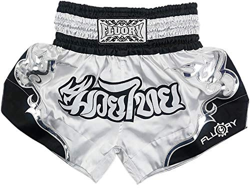 FLUORY Muay Thai Kampf-Shorts, MMA Kleidung, Training, Käfigbekämpfung, Grappling, Kampfsport, Kickboxen