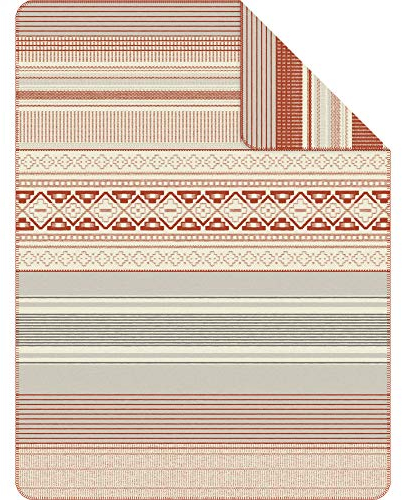 s.Oliver Wohndecke Baumwollmischung grau/rot Größe 150x200 cm