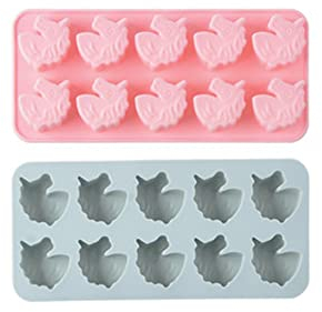 beicemania® Silicone ice Cube Tray 2-Piece Set Chocolate Mould Unicorn