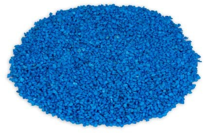 NaDeco Dekogranulat im Beutel, Gewicht ca. 1kg, Körnung 2-3mm, 15 Farben zur Auswahl | Farbsand | Zierkies | Deko-Kies | Quarzsand | Streusand | Farbiger Deko-Sand, Farbe:Blau