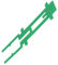 Door Mounting Pattern (1054) Original Dishwasher 481231058116 Whirlpool Dishwasher 481231058116 WHIRLPOOL