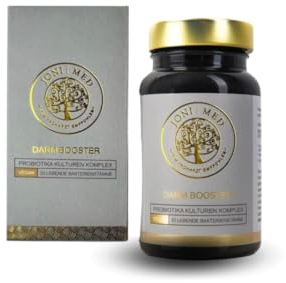 JONIMED Kulturen-Komplex - 20 abgestimmte Bakterienstämme mit Akazienfaser statt Inulin I-90 magensaftresistente Kapseln für bessere Aufnahme - vegan, mit Lactobacillus & Bifidobakterien - 3 Monate