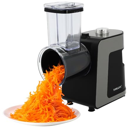 Coupe-légumes électrique - 1000 W - Moteur efficace - Pour légumes, fruits, carottes, pommes de terre