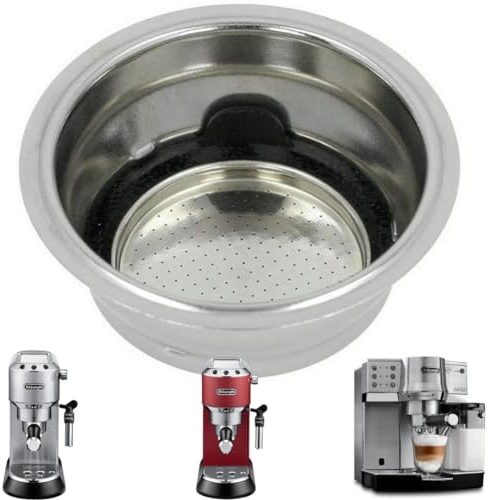 UTIZ One Two Cup Coffee Filter 5513281001 for DeLonghi EC680 EC860 Dedica Espresso Machines