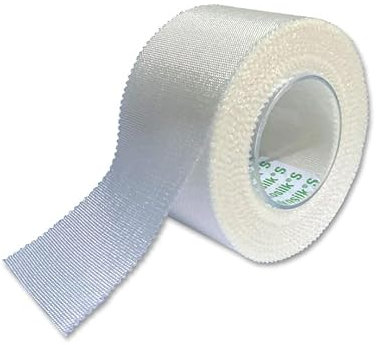 BSN Leukosilk S 2,5 cm x 9,2 m hautfreundliches Rollenplaster I Fixierpflaster für Verbände Kathether, Kanülenpflaster I beschriftbar und rückstandslos für sensitive Haut (1 Rolle)