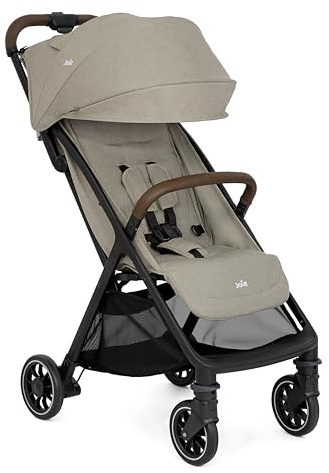 Joie pact™ pro Buggy – Leichter, kompakt faltbarer Buggy, Travel-System-kompatibel mit Tragetasche, ab Geburt bis 4 Jahre (0–22 kg) (OAK)