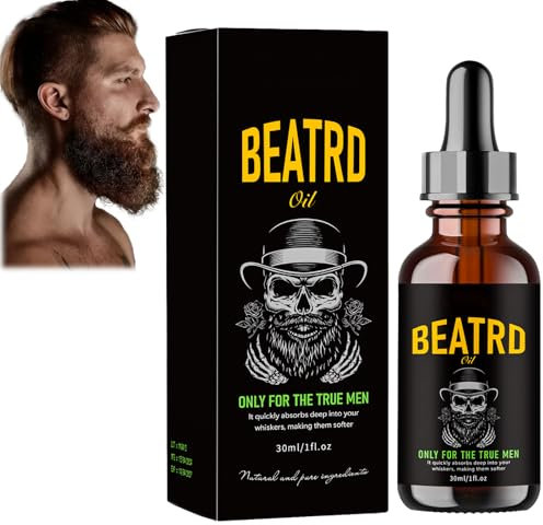 30ml Olio da Barba Uomo Nutriente Dalla, Olio per la Crescita della Barba, Original Beard Oil with Natural Ingredients, Promotes Beard Growth Whilst Moisturising and Hydrating Skin serums