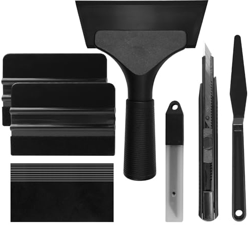 Folierungs Werkzeug Set Rakel Set für Tönungsfolie Auto Folierung Set | Auto Vinyl Werkzeug Kit für Folierung Rakel für Folie für Car Wrapping Folie FensterfolienTapeten | Scheibentönungsfolie Auto