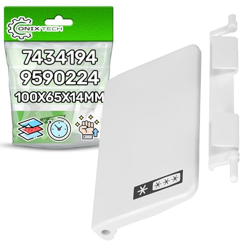 ONIX TECH Poignée de Porte de Congélateur 100x65x14 mm avec Code Original 7434194 9590224 pour Liebherr - Garantie de 5 Ans