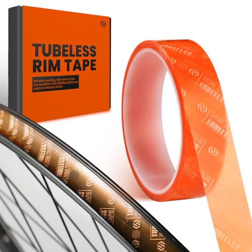 CNCLOL Fahrrad Tubeless-Felgenband, Tubeless Band 19/21/23/25/27/30/32/35 mm, Rim Tape 10 m, Haftklebstoffe Klebeband für schlauchlose Fahrradreifen MTB, Rennrad, Gravel, Mountain, Road Bike, 25mm